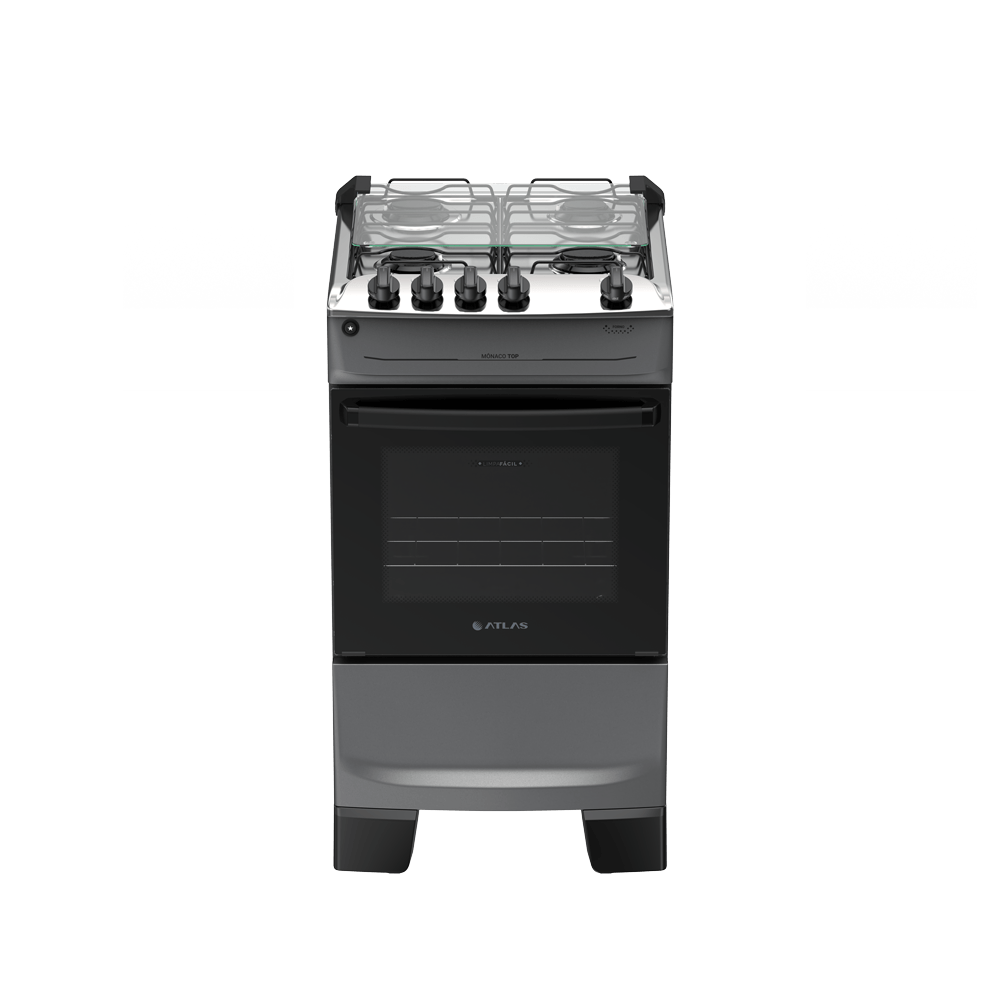 Atlas Mônaco Top Inox 4 bocas