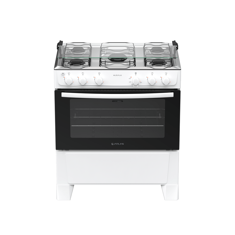 Atlas Milão Plus Inox 5 bocas