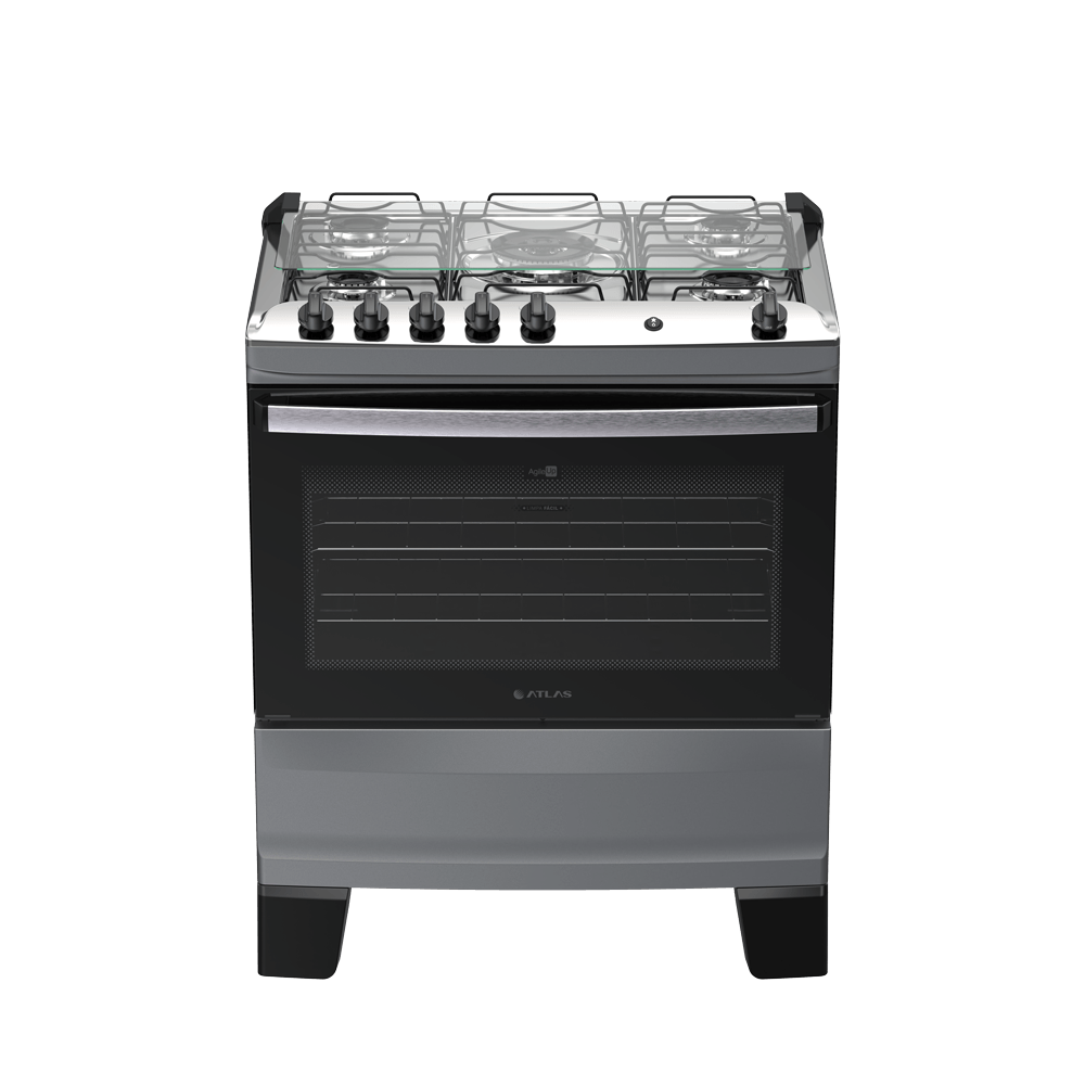 Atlas Agile Up Inox 5 bocas