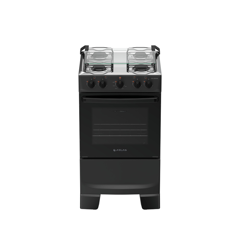 Atlas Coliseum Plus Inox 4 bocas